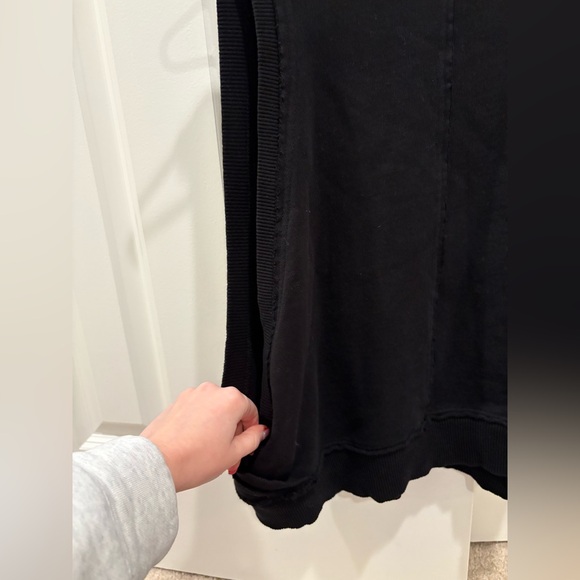 Pilcro by Anthropologie Black Tank with Side Cutouts - Picture 3 of 9